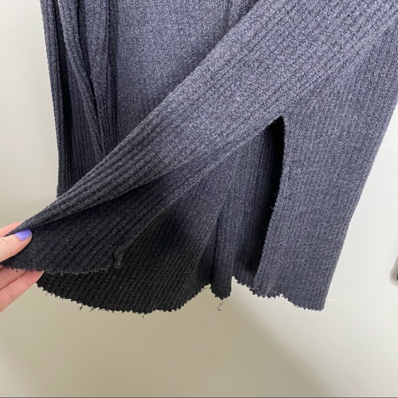 Altar’d State Gray Dreamin’ in Thermal Tunic Top - Picture 4 of 7